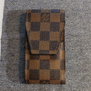 Authentic Louis Vuitton Damier Design Cigarette Pouch